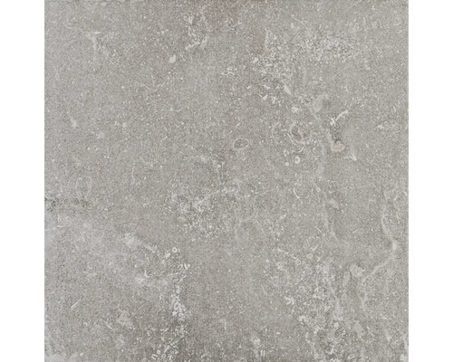 Vierkante, grijze tegel met mat oppervlak