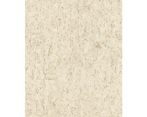 RASCH Vliesbehang 538328 Curiosity effect-optiek beige Close-up van een kurkbehang