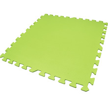 Groene schuimrubberen puzzelmat