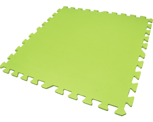Groene schuimrubberen puzzelmat