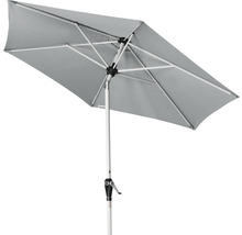 DOPPLER Parasol Active lichtgrijs 210x210x240 cm