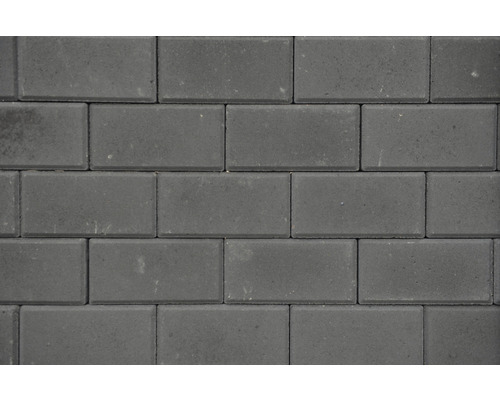 EXCLUTON Straatsteen zwart met deklaag, 10x10,5x8 cm