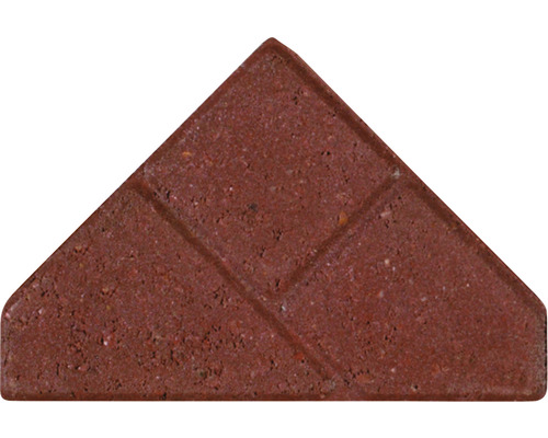 EXCLUTON Bisschopsmuts rood met deklaag, 21x10,5x8 cm