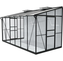 Kweekkas met aluminium frame en polycarbonaat platen