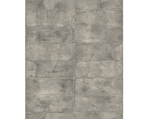 RASCH Vliesbehang 520156 Concrete steenoptiek grijs