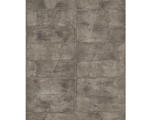 RASCH Vliesbehang 520163 Concrete steenoptiek bruin