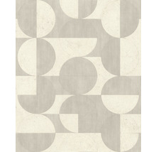 Behang met geometrisch cirkelpatroon