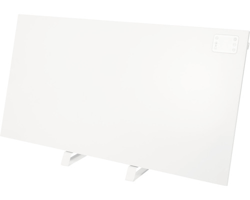 Plat verwarmingspaneel met bedieningselementen en standvoeten