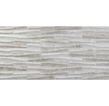 Decoratieve wandtegel met driedimensionale golfstructuur voor binnenshuis.