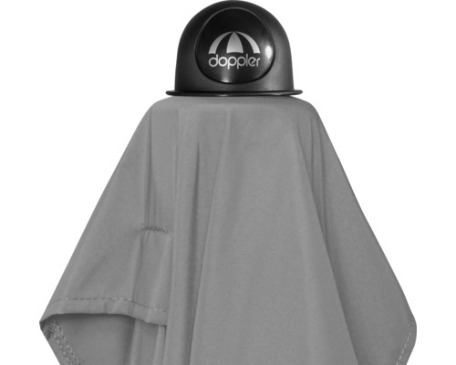 Doppler Logo op een paraplu