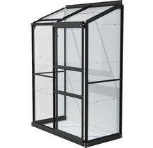 Kweekkas met stalen frame en polycarbonaat platen