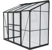 Kas met polycarbonaatplaten en aluminium frame