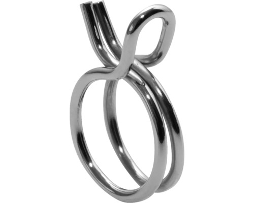 DRESSELHAUS Touwklem 19,6x20,6x2 mm galv. verzinkt, 50 stuks Draadslangklem van metaal