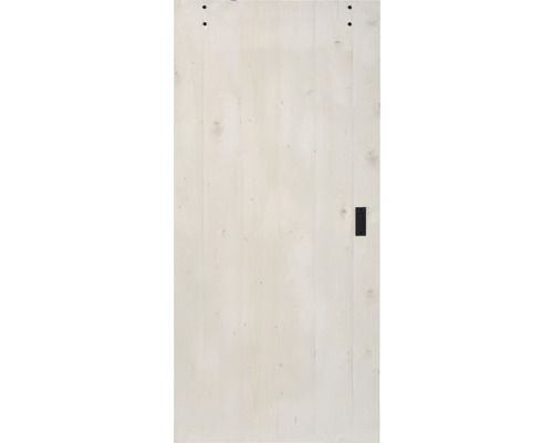 Houten deur met handgreep