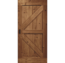 BARNDOOR set op maat vintage bruin brits + basic rail-thumb-1