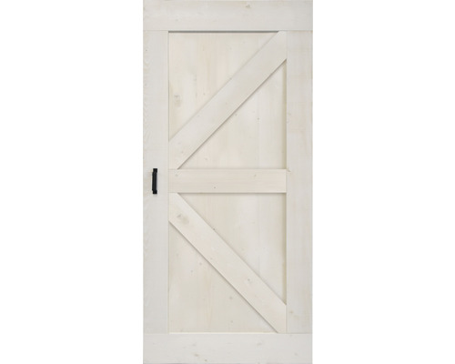 Houten staldeur met beslag