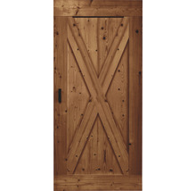 BARNDOOR set op maat vintage bruin x-brace + spaak rail-thumb-2