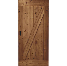 BARNDOOR set op maat vintage bruin z-brace + spaak rail-thumb-1