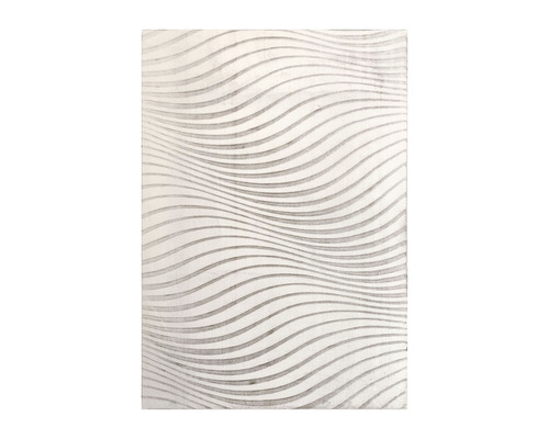 SOLEVITO Vloerkleed Romance Cut Out Waves beige 140x200 cm