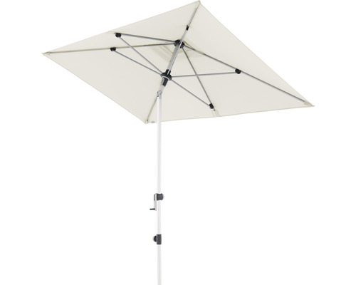 Rechthoekige parasol met slinger mechanisme