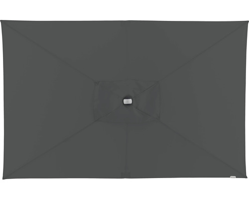 Rechthoekige parasol van bovenaf