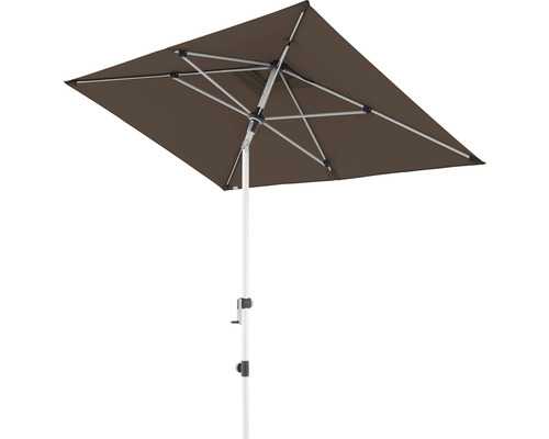 Rechthoekige parasol met licht frame