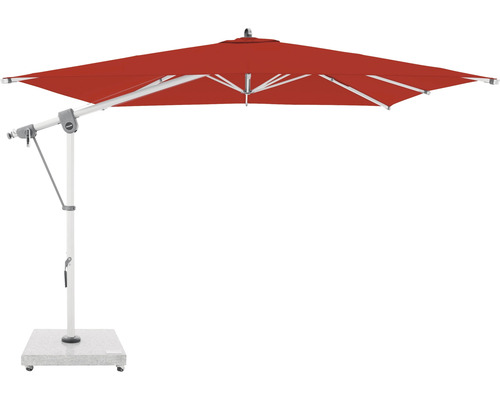 DOPPLER Zweefparasol Expert rood 300x300x261 cm