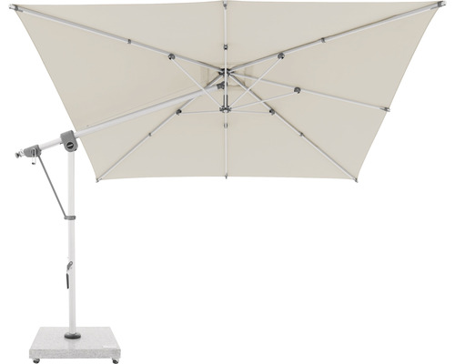 Vierkante zweefparasol met standaard