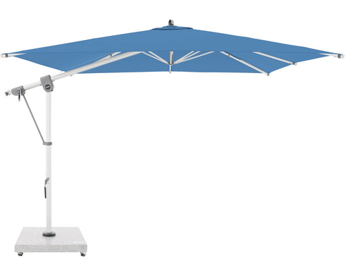 DOPPLER Zweefparasol Expert lichtblauw 300x300x261 cm