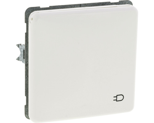 Stopcontactinzetstuk voor schakelaarprogramma''s met stopcontactsymbool