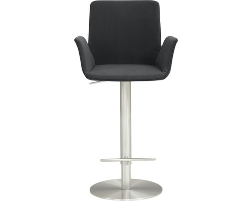 Barkruk met armleuningen en voetensteun