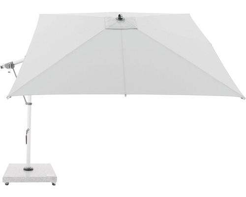 Vierkante zweefparasol met voet