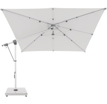 DOPPLER Zweefparasol Expert lichtgrijs 300x300x261 cm