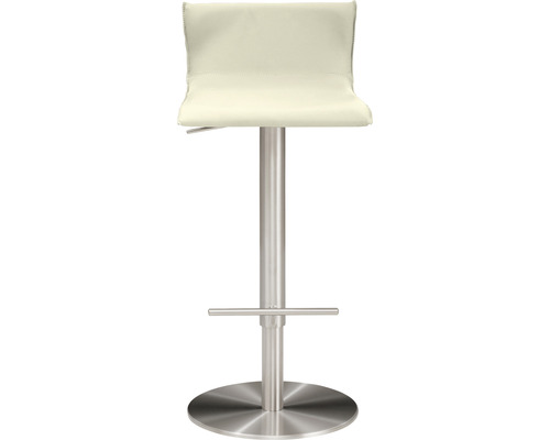 Barstoel met metalen voet en zitting