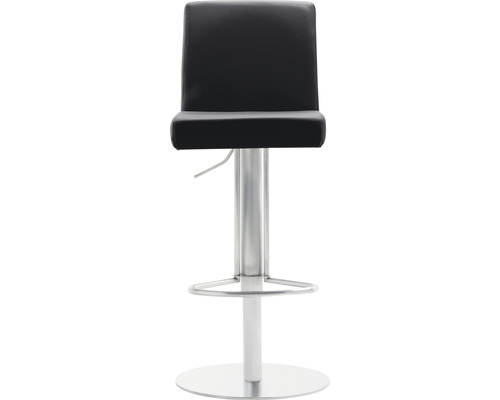 Barstoel met voetsteun en kunstlederen bekleding