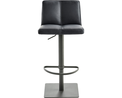 Barstoel met zitting en rugleuning van imitatieleer