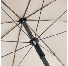 DOPPLER Parasol Como bont gestreept 160x160x202 cm
