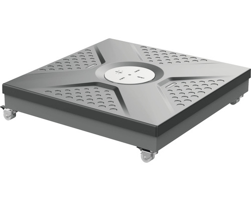 Vierkante rolwagen met gatenpatroon