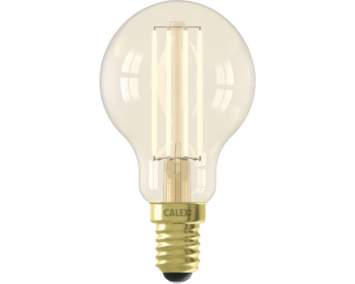 CALEX LED lamp E14/4,9W P45 instelbaar wit goud