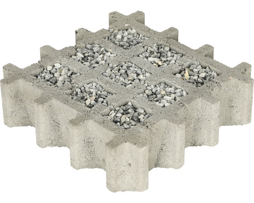 Grastegel met grindvulling