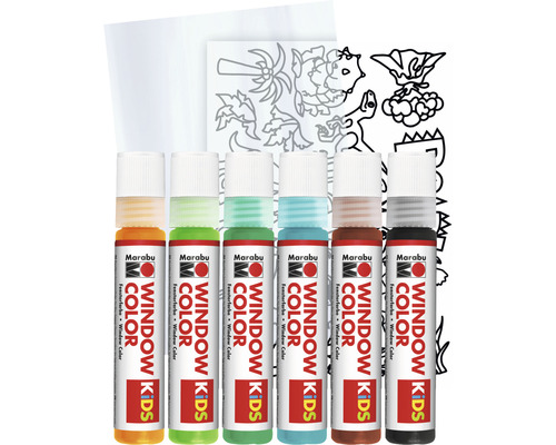 Marabu raamverf set met sjablonen