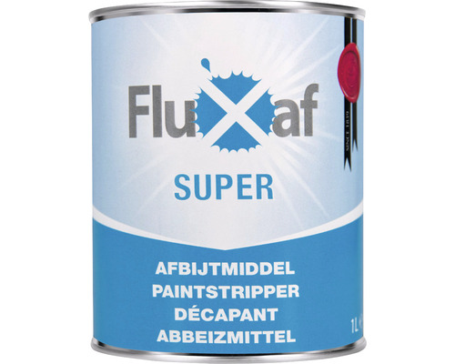 Flüfaf Super verfafbijtmiddel in een blik
