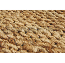 Close-up van een tapijt van natuurlijke vezels