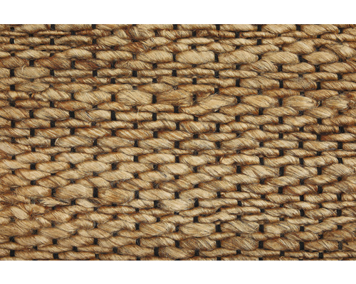 Close-up van tapijtoppervlak gemaakt van gevlochten natuurlijke vezels