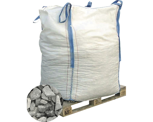 EXCLUTON Split Artic Blue 20-40 mm, Bigbag 1000 kg Big Bag met steenslag op pallet