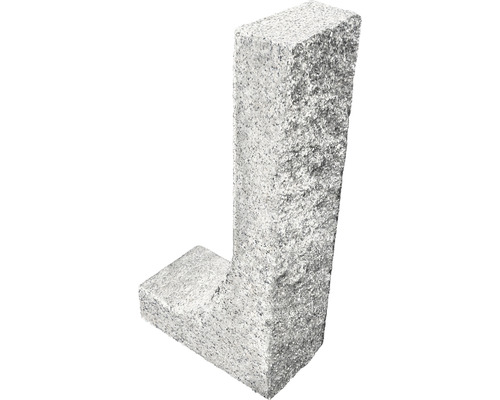 DIEPHAUS Betonnen L-element iMount Passion basalt, 16x8x60 cm