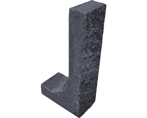 DIEPHAUS Betonnen L-element iMount Passion graniet, 16x8x60 cm