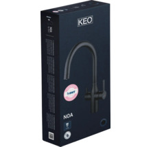 KEO Keukenkraan met filterfunctie NOA A11750MB zwart-thumb-9