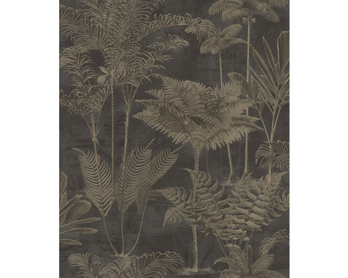 RASCH Vliesbehang 555165 Lirico bladeren goud Behang met plantenmotief