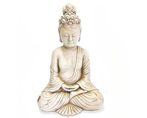 ELITE Boeddha oriental grijs 24x19x36 cm